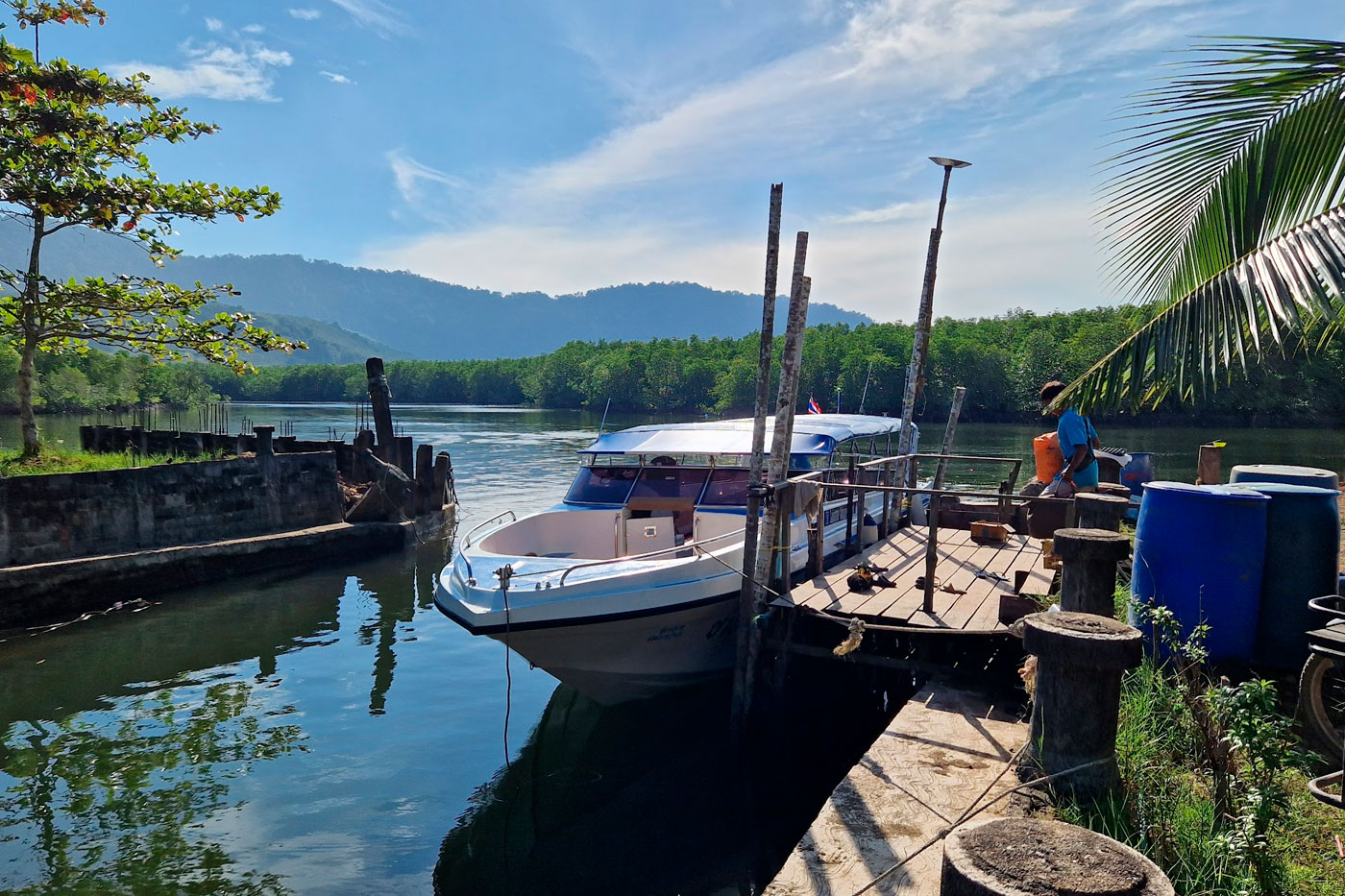 Khura Buri Pier.