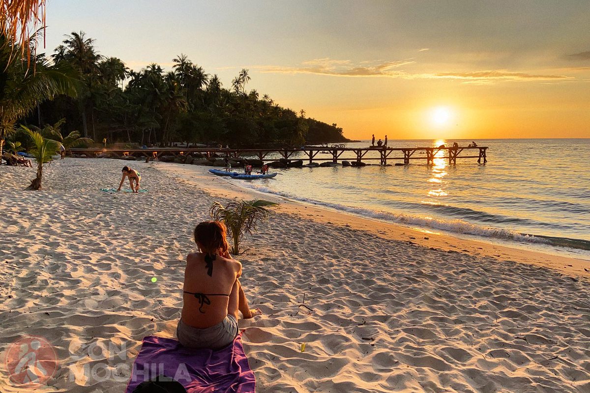 Last rays of the sun on Koh Kood