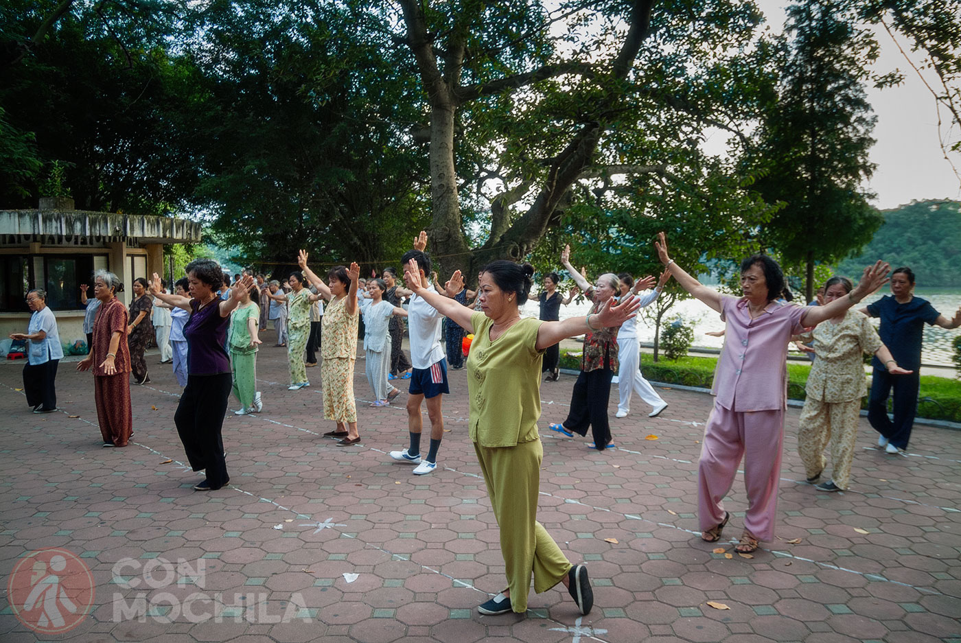 Women Practicing Tai Chi