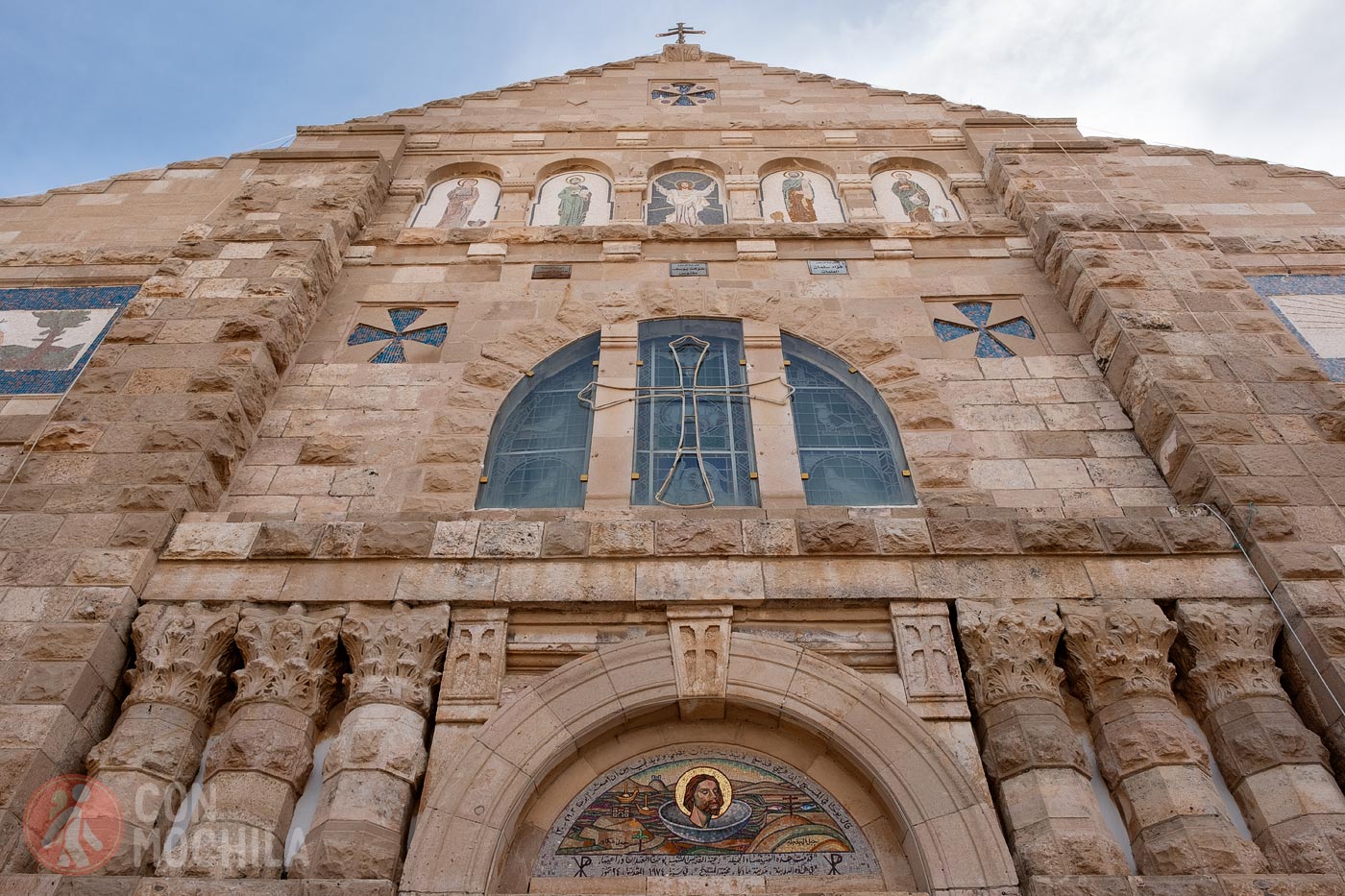 Detail of the façade