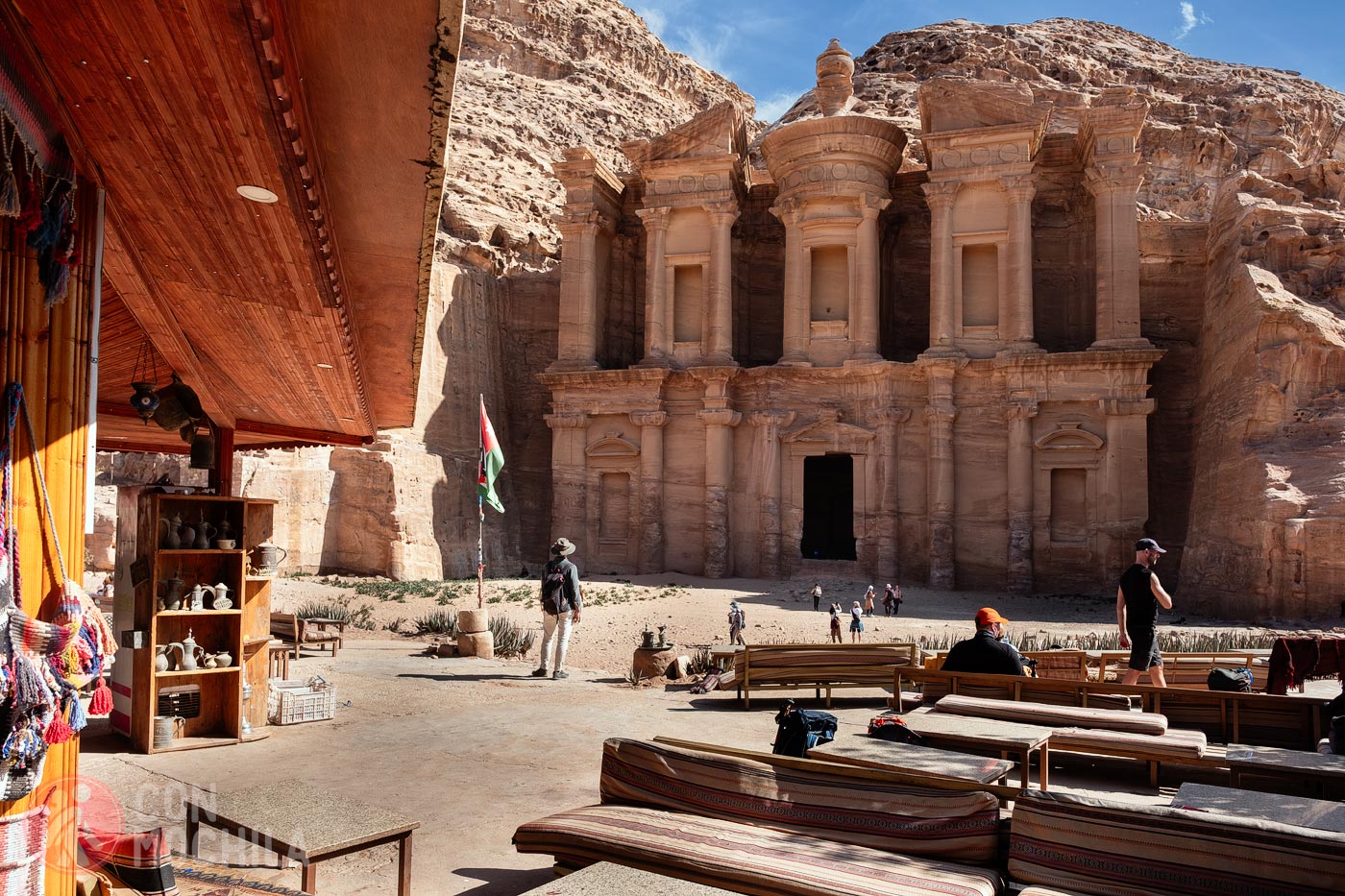 Views of the Monastery from the restaurant