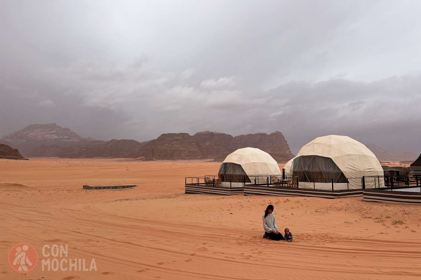 Our bubble tent
