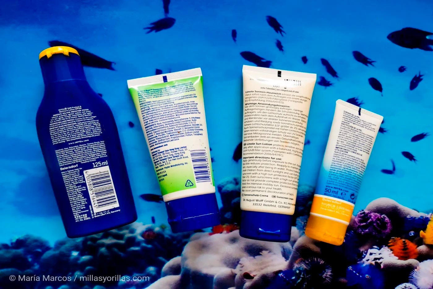 Sunscreen ingredients are harming marine life.