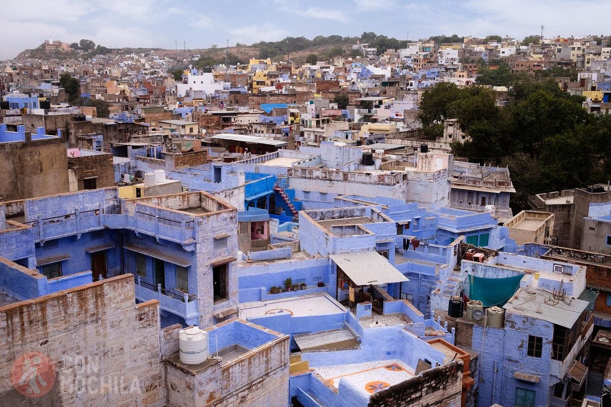 View of the blue city of Jodhpur