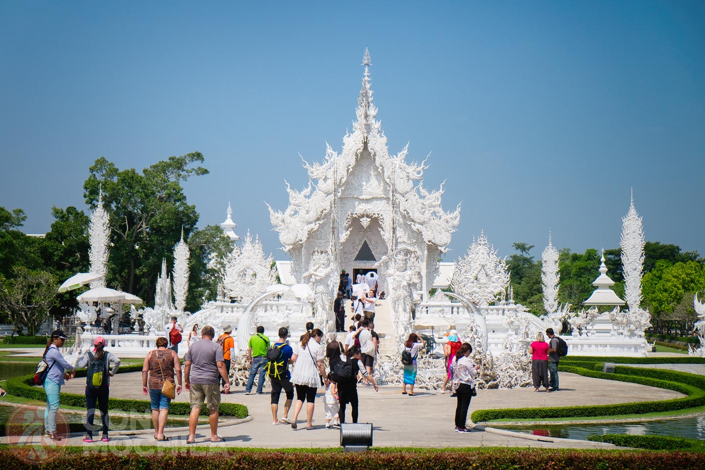 The White Temple in Chiang Rai.