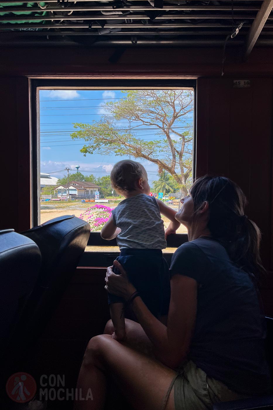 Traveling with a baby by train in Thailand