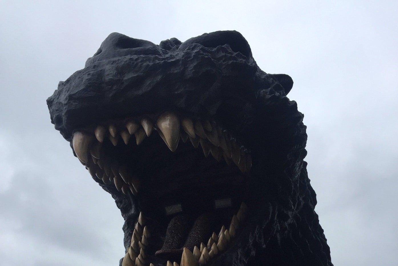 Godzilla head in Shinjuku