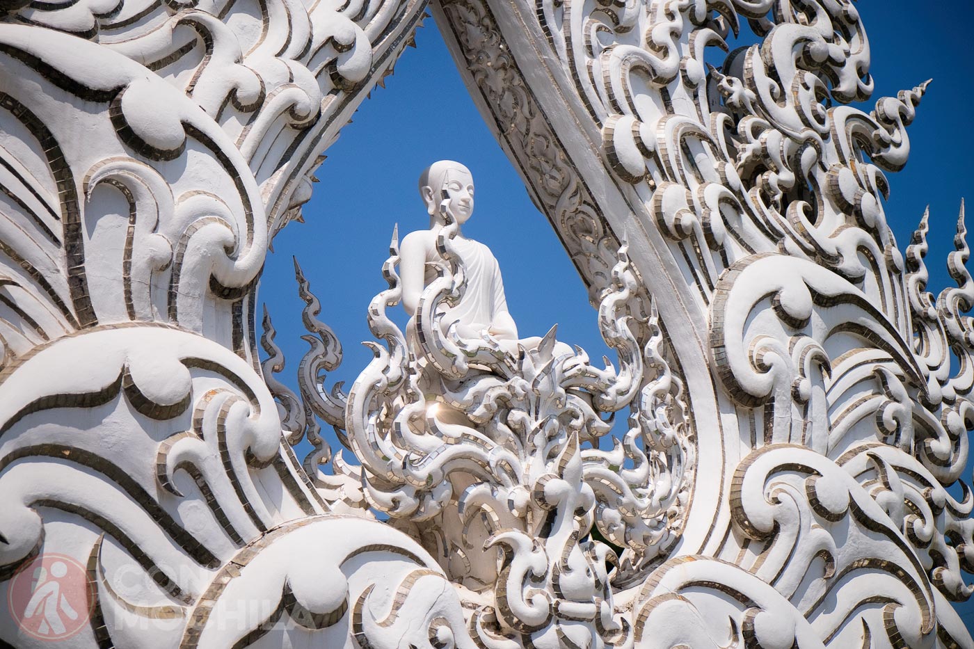 A detail of Buddha