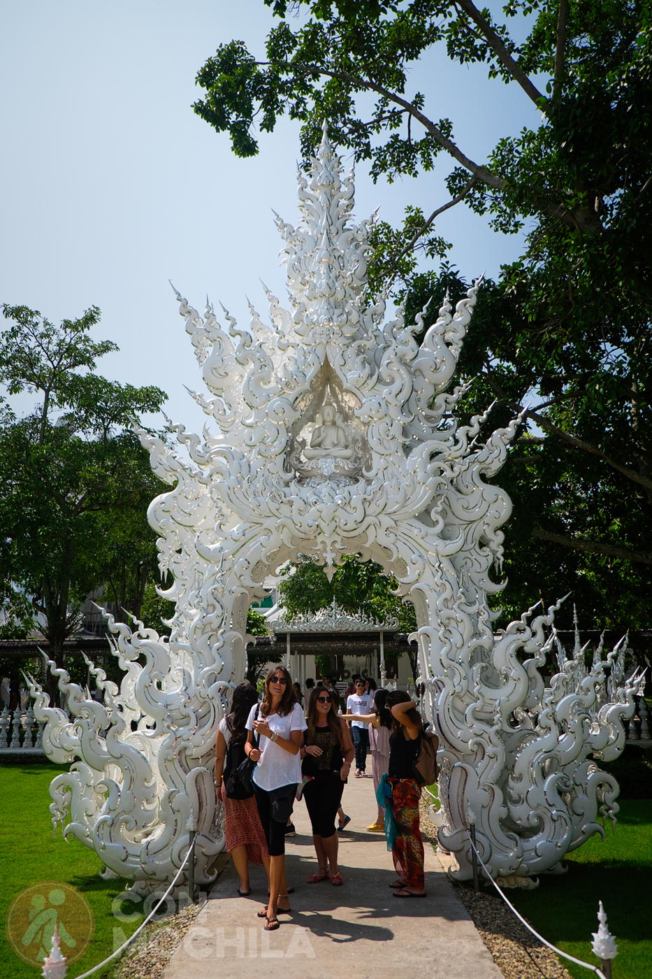Strolling around the grounds