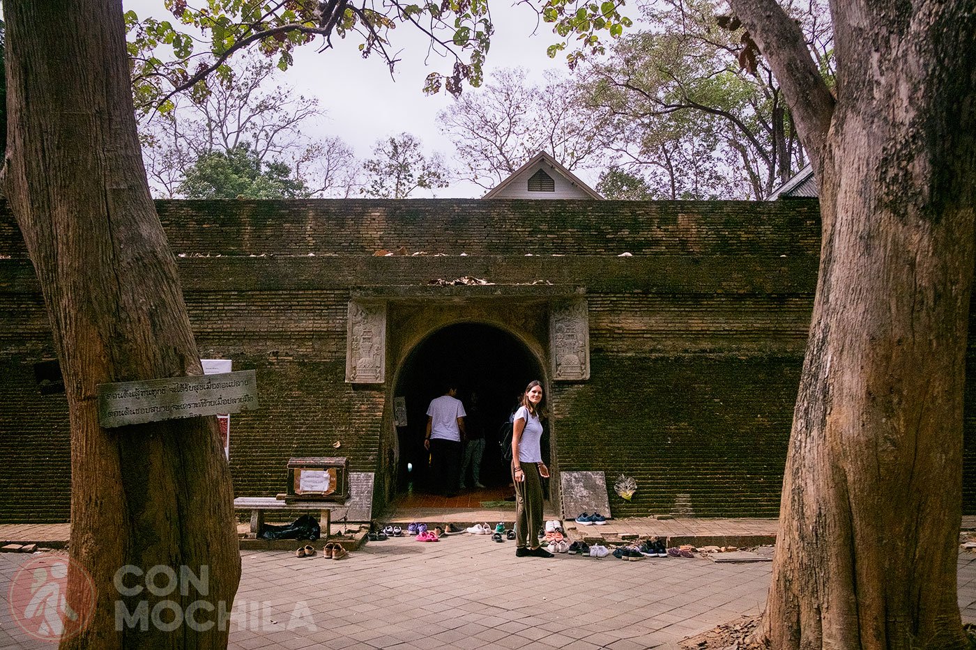 Entrance to the tunnels