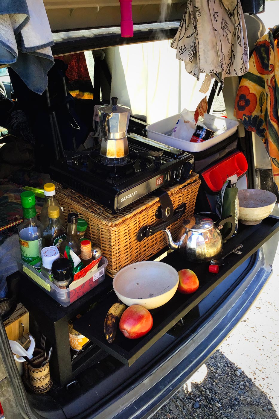 Kitchenette in the back