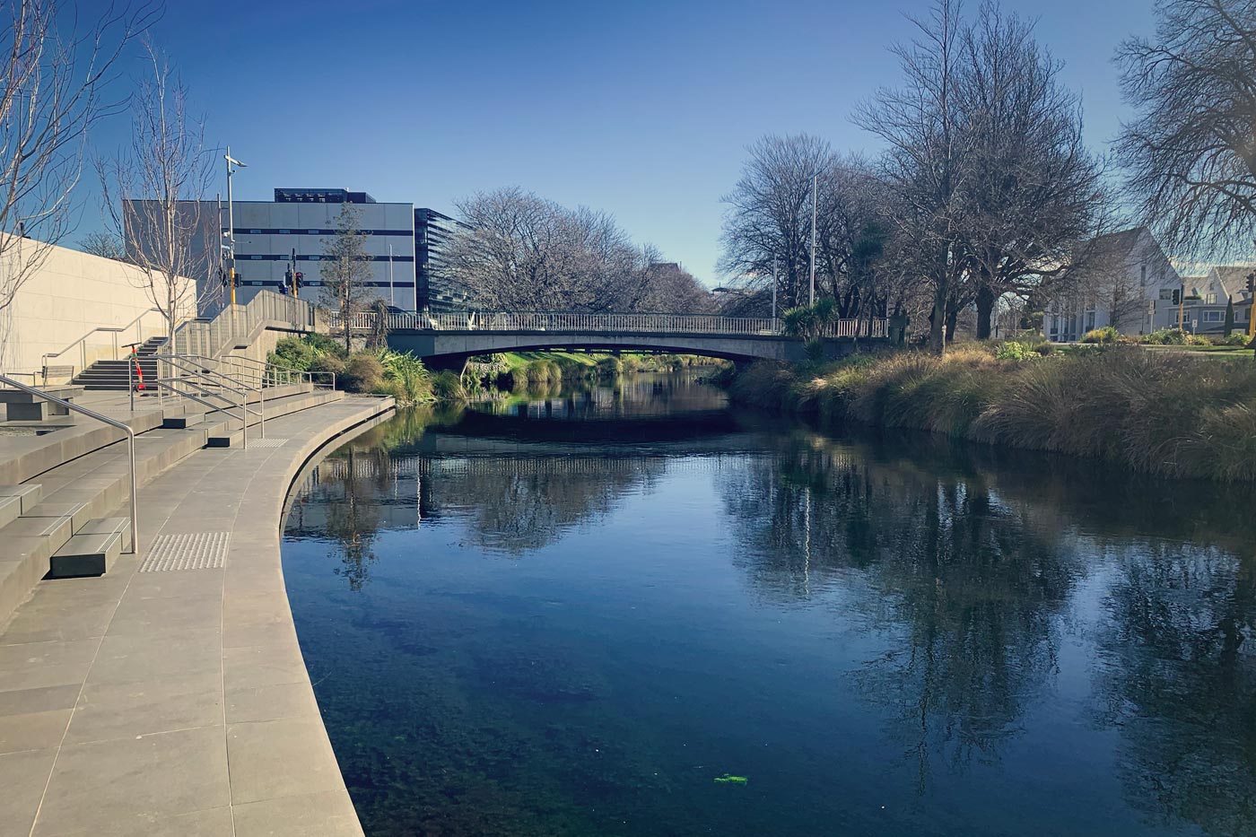 The River Avon running through the city
