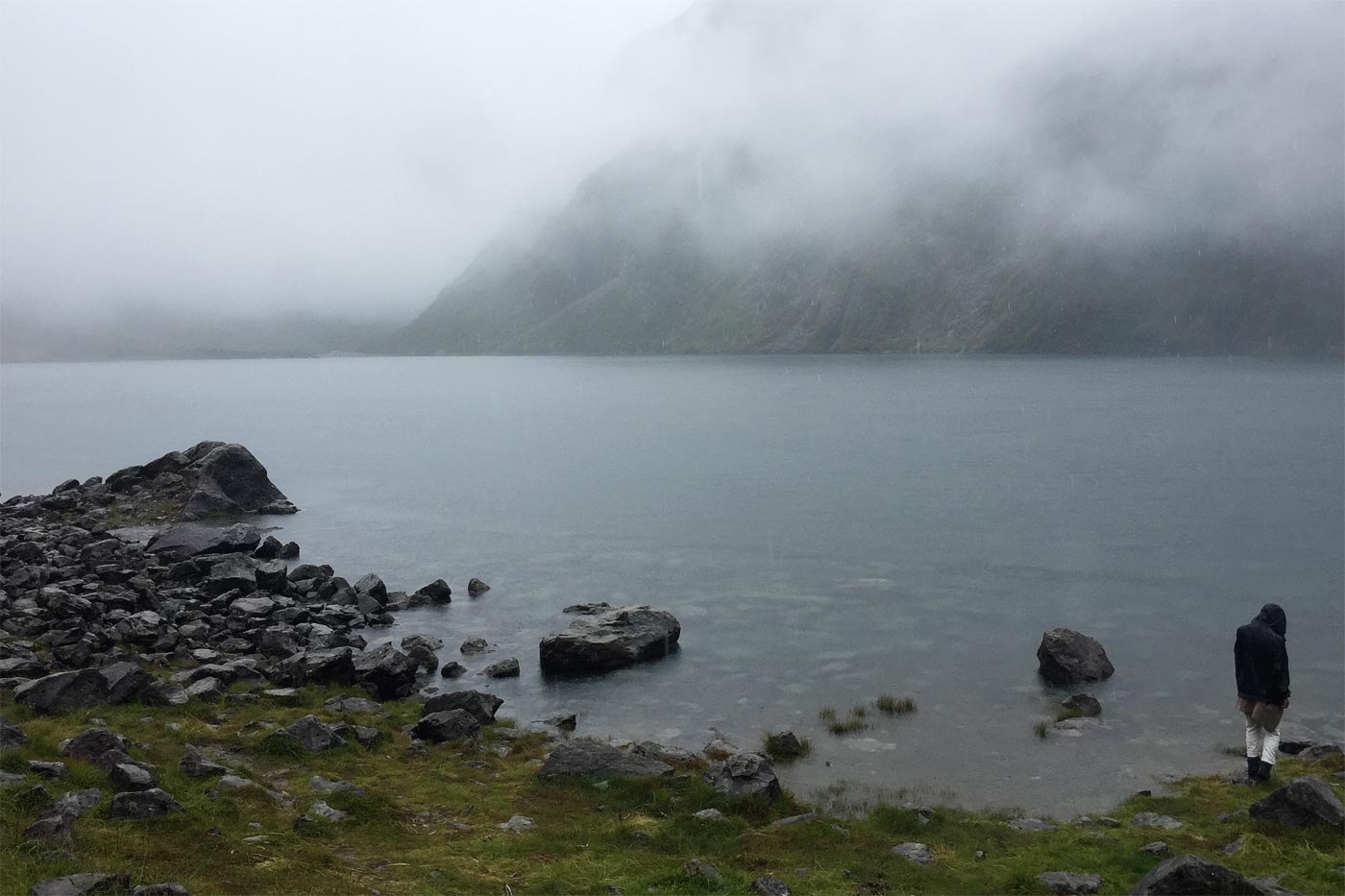 When I went it was completely covered in fog