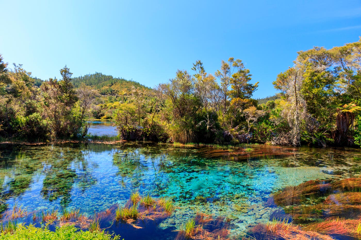 True crystal clear waters