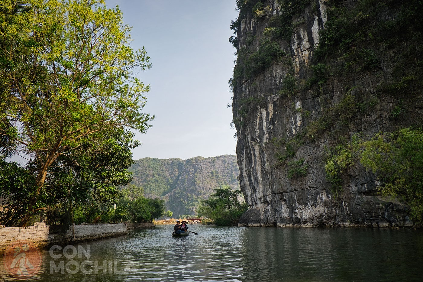 Starting the tour in Tam Coc