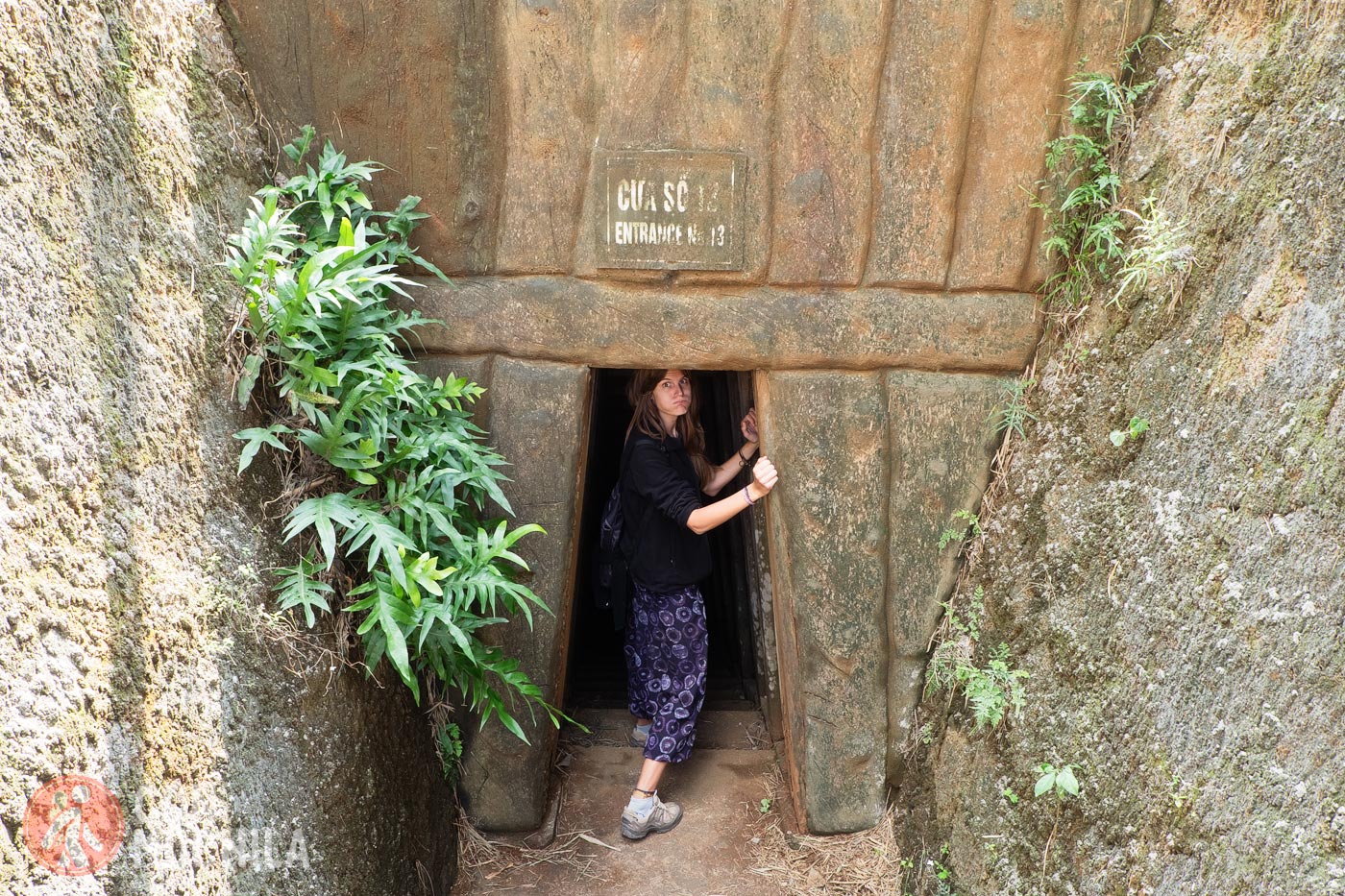The entrance to one of the Vinh Moc tunnels