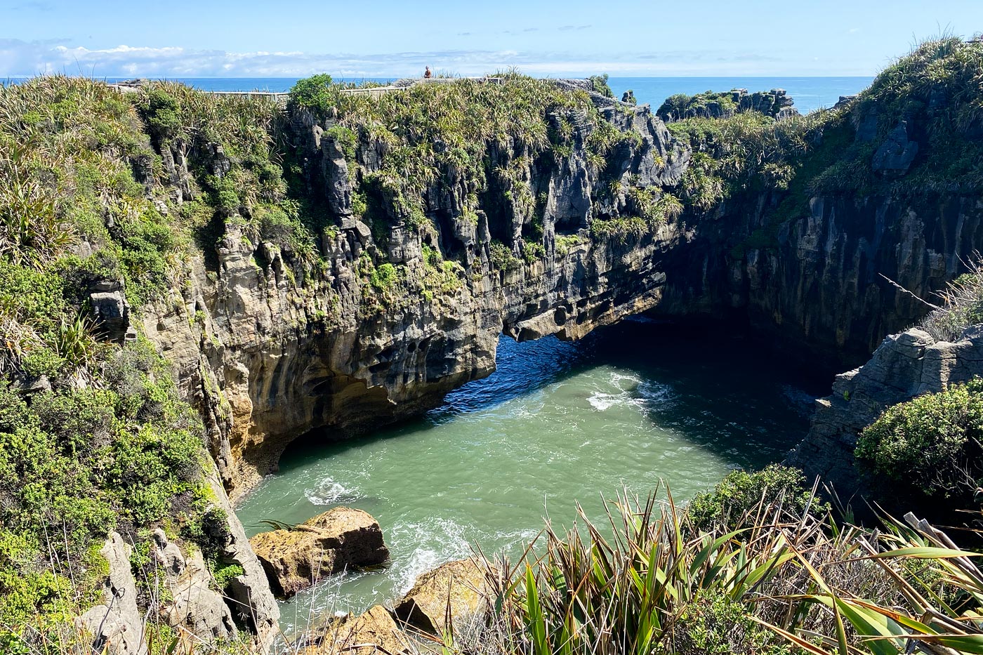 One of the Blowholes