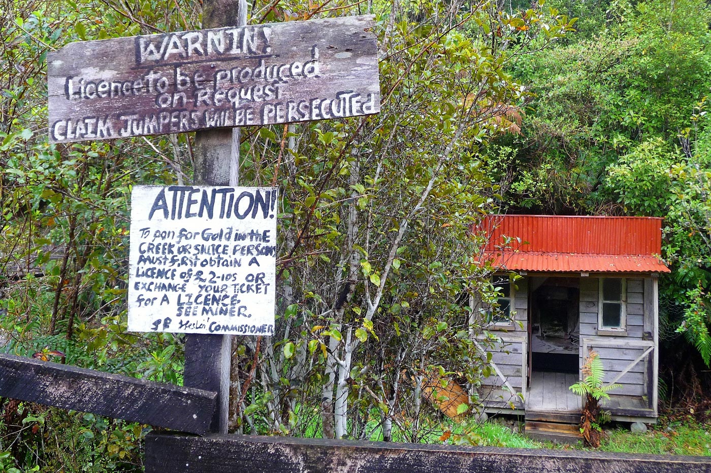A charming cottage at Shantytown Heritage Park
