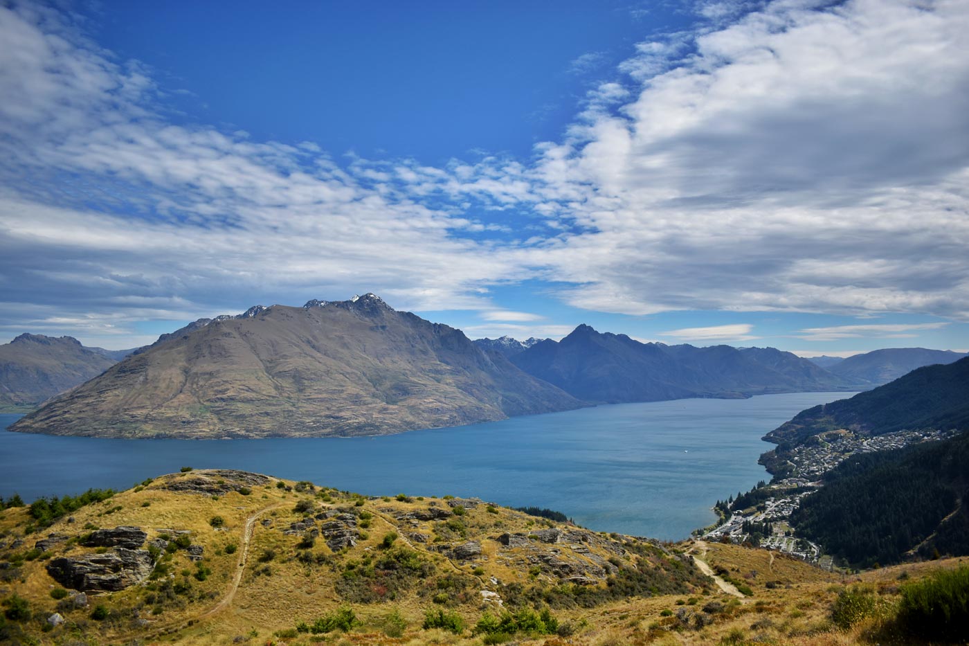 Stunning views from Queenstown Hill