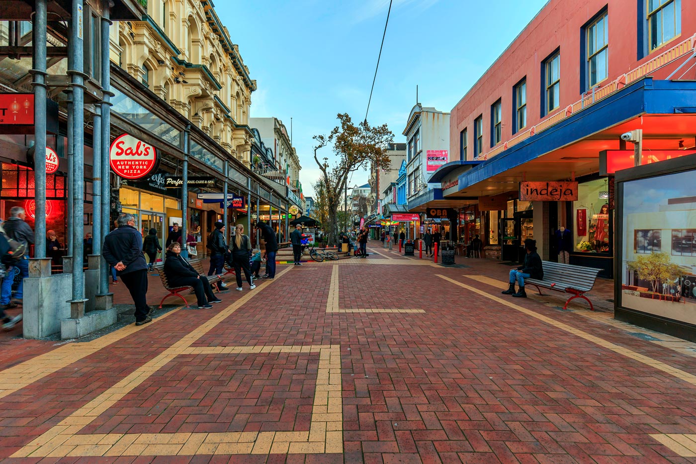What I loved most was the colorful street