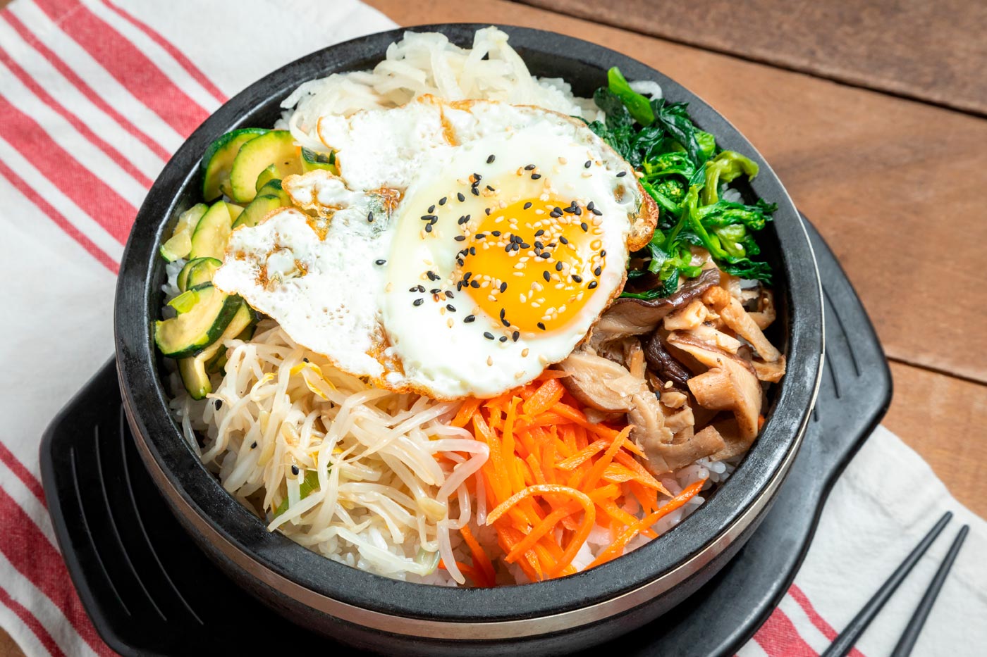 The famous bibimbap