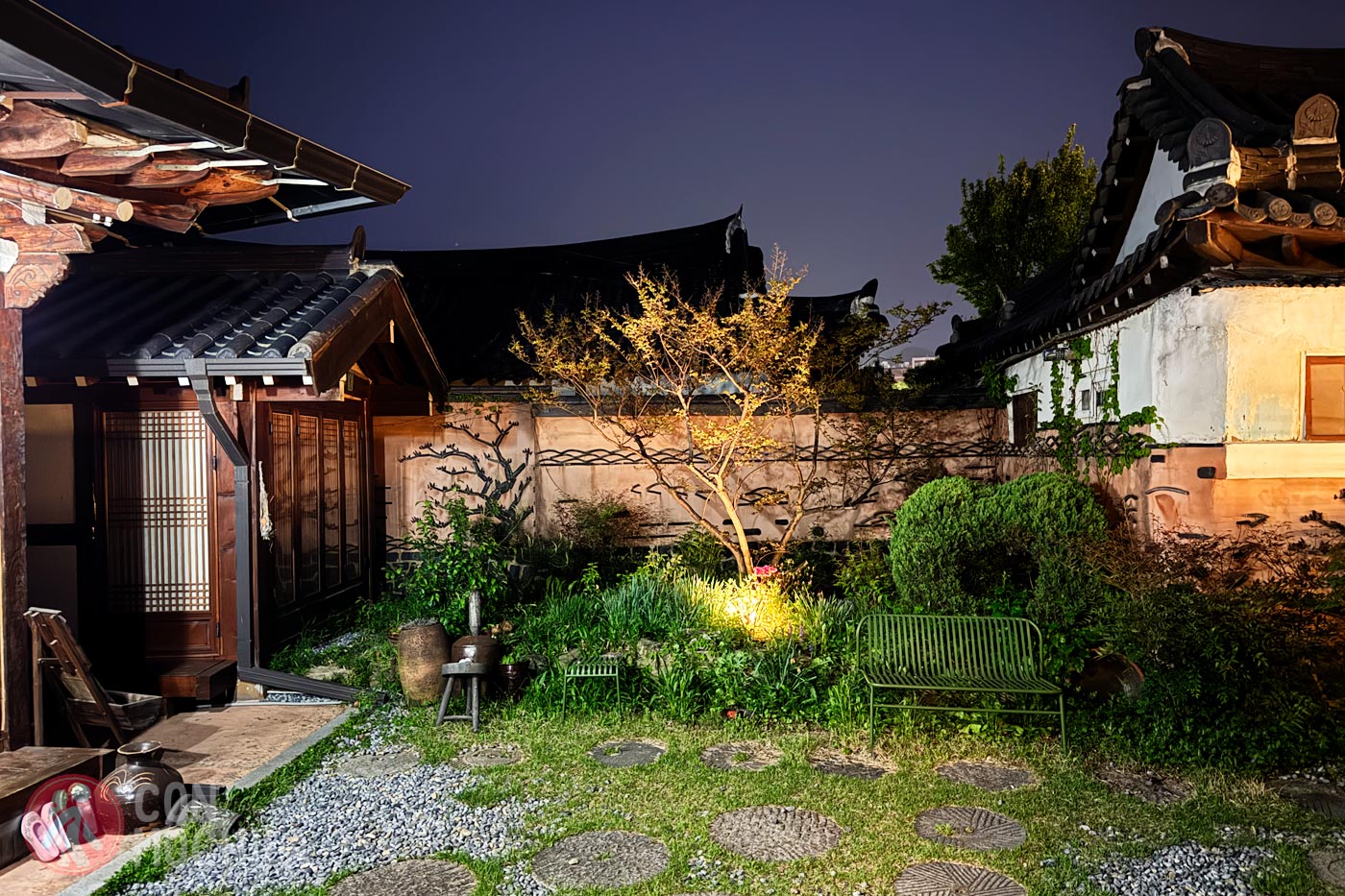 The garden of the house where we stayed