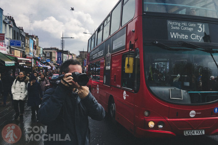 Con la Fuji X-H1 en el barrio de Camden de Londres