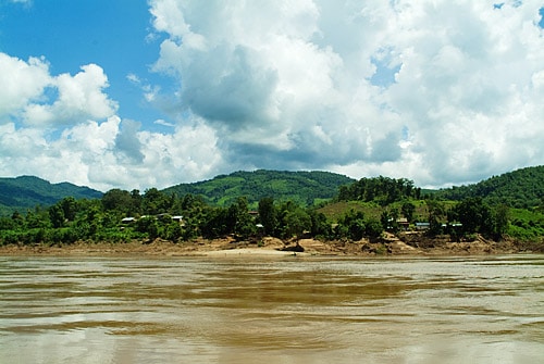 Landscape in the Mekong Paisaje en el Mekong