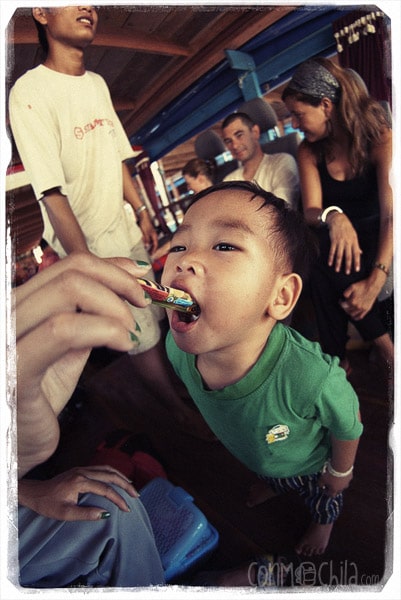 Niño tragón