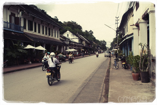 Calle de Luang Prabang