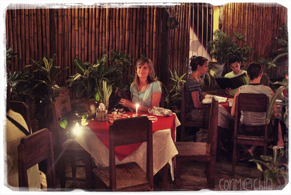Terracita del restaurante