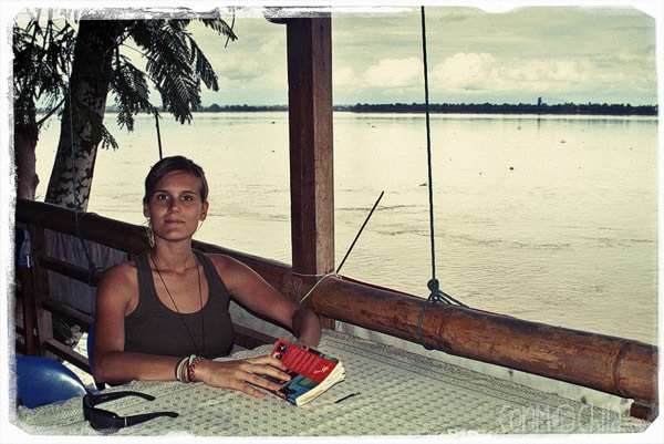 Restaurante al lado del Mekong