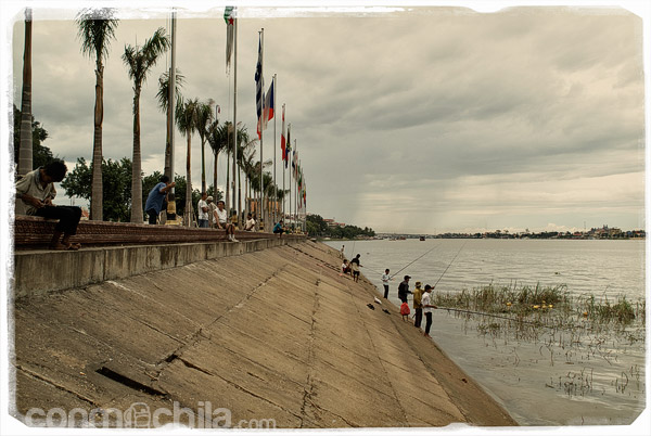 Pesca en el Mekong