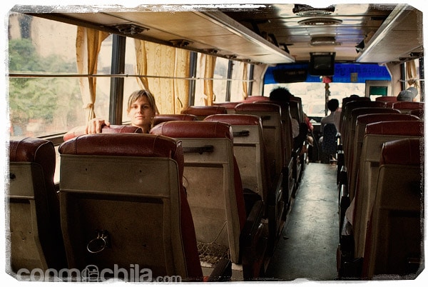 Empezamos con los autobuses destartalados