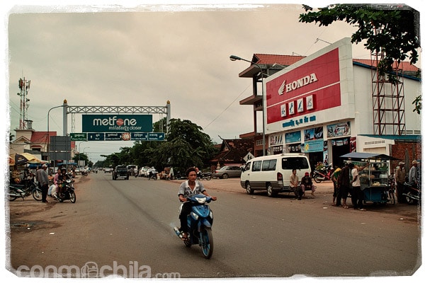 Entrada a Kompong Cham