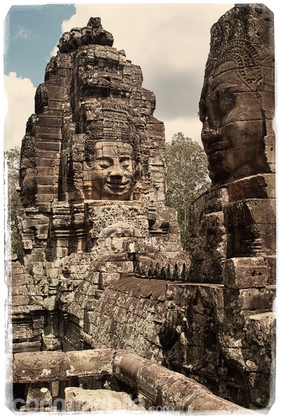 Las inquietantes caras de Bayon