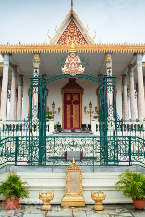 Pagoda de Plata, muy famosa en el Palacio Real de Phnom Penh