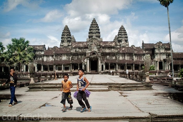 Entrada al templo de Angkor Wat