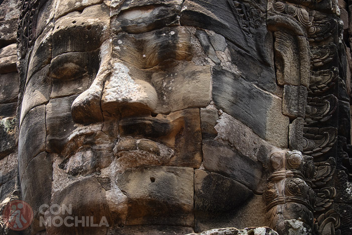 Rostro de las caras de Bayon