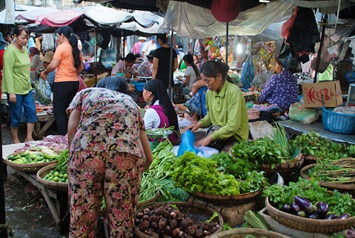 Verduras a la venta