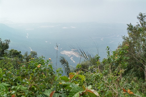 Vistas de los paisajes desde la carretera