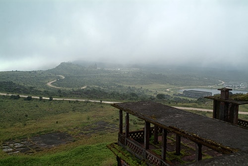 La niebla en Bokor Palace