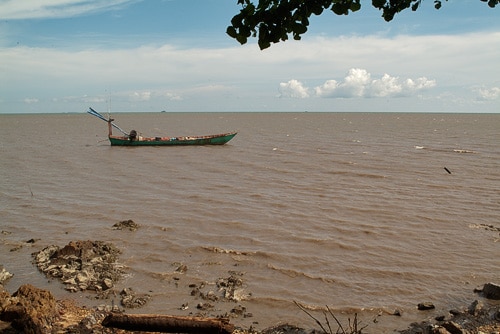 Unión del río con el mar