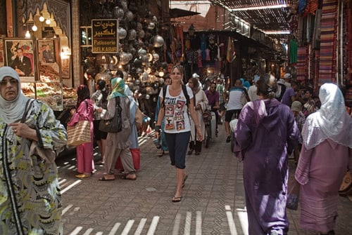 Los impresionantes zocos de Marrakech