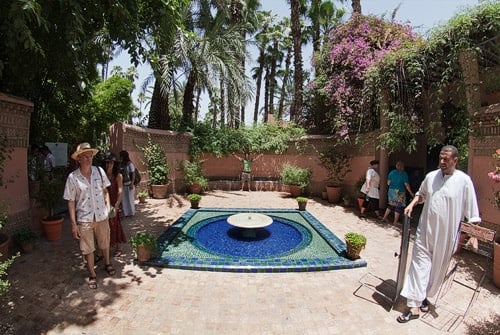 Entrada del jardín Majorelle