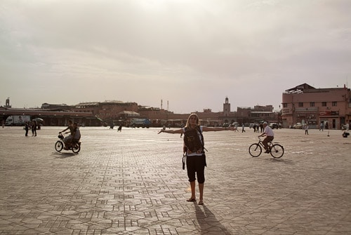 ¿Esto es Djemaa el-Fna? ¿Dónde está la gente? ¿Esto es Djemaa el-Fna? ¿Dónde está la gente?
