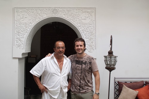 Michel, el dueño de la riad Dar Bennani