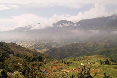 Impresionantes vistas del valle desde Sapa