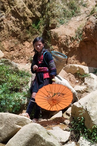 Una joven hmong