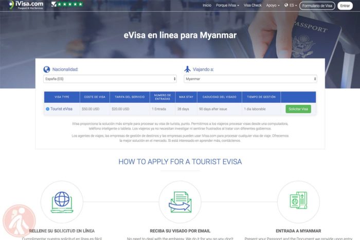 visado myanmar online